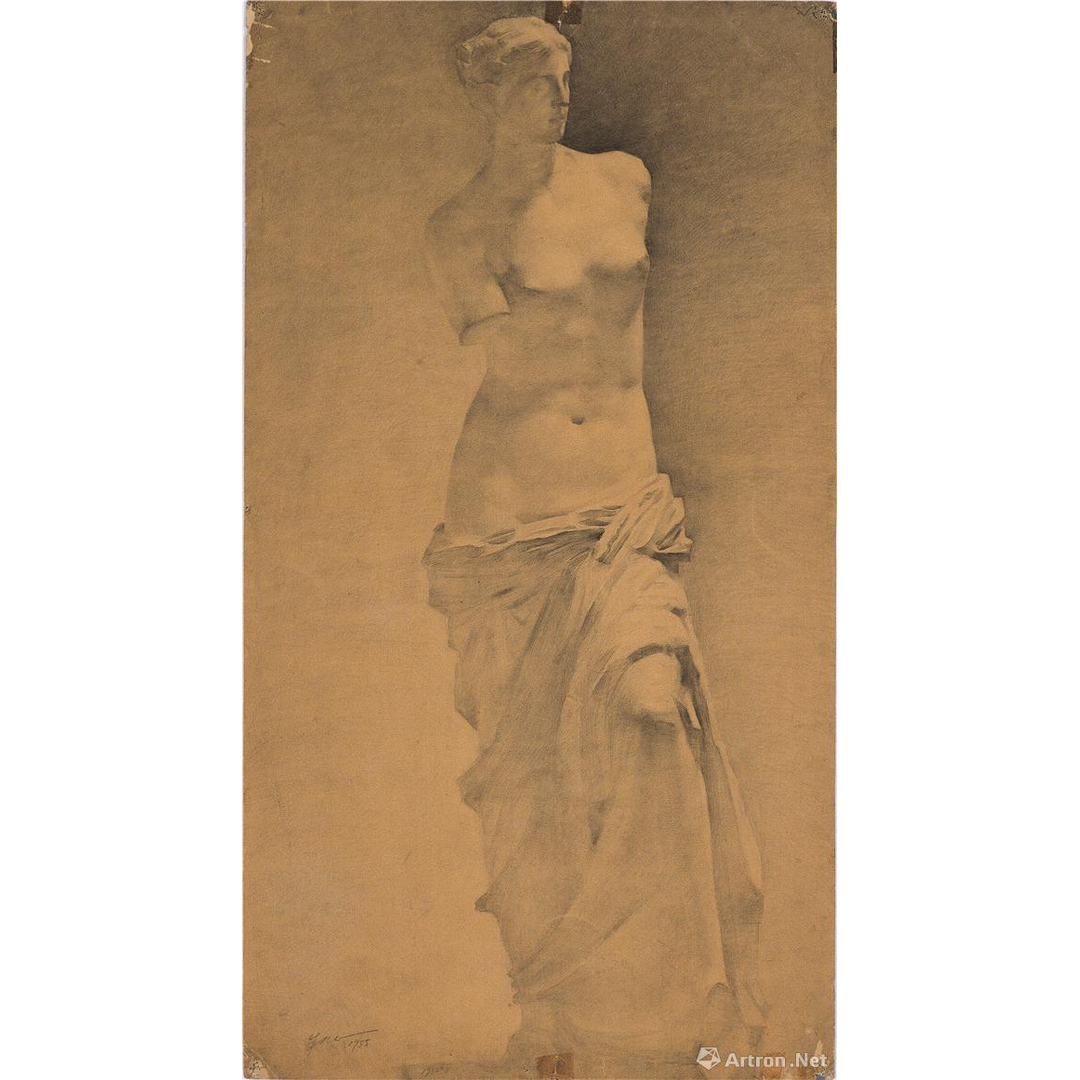 中央美院《维纳斯石膏像》  朱乃正 73.5×40cm 1955年