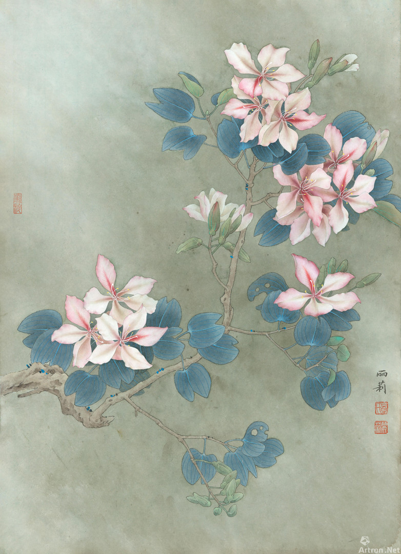 "坚持"景丽莉 贺勤工笔画作品展