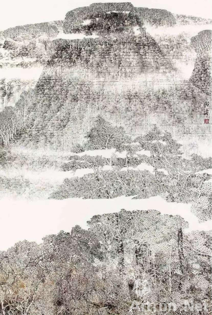 《浮云》  杨海涛 210x145cm 2010年