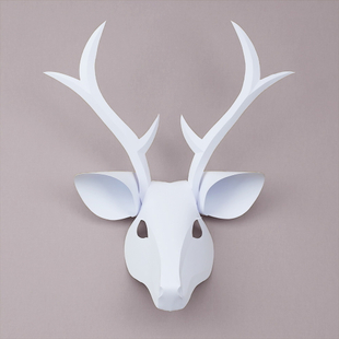 《一张纸》鹿－面具图片