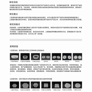 传统竹编式样的3D打印生活产品设计·研究介绍