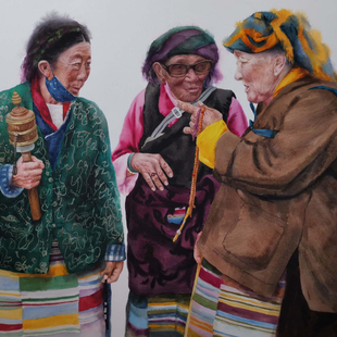 《西藏妇人》