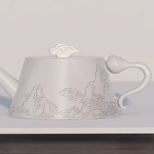 “云山之姿”陶瓷茶具创作