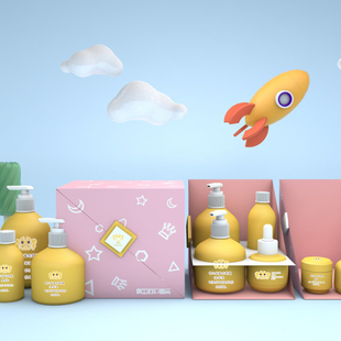 “泡泡”婴幼儿洗护用品包装设计
