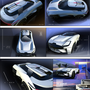 2025捷豹轿跑SUV概念车设计