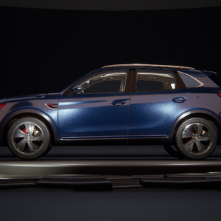 《红旗HS5 SUV实时3D可视化演示系统》