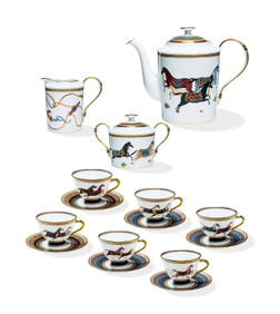 爱马仕 2019  CHEVAL D’ORIENT’系列瓷质茶具
