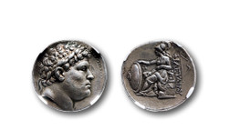 古希腊帕加马王国欧迈尼斯一世四德拉克马银币一枚