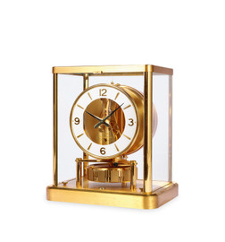 积家  精美，镀金黄铜空气钟，「Atmos」，年份约1990