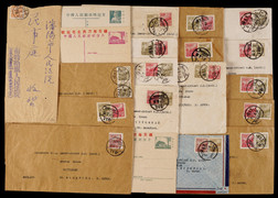 1949-51年新中国封片一组27件