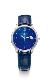 雅典 精美，白金自动腕表，备日期显示，「San Marco」，型号8150-111，年份约2016