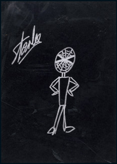 “美国漫画殿堂级大师”斯坦·李（Stan Lee）亲笔手绘《蜘蛛侠》画作，附证书