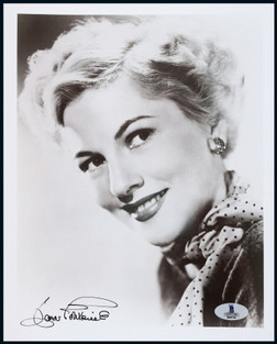 “奥斯卡最佳女主角”琼·芳登（Joan Fontaine）亲笔签名照，附证书