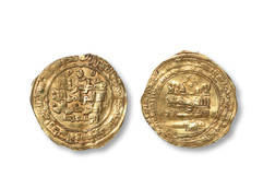 伽色尼王朝麦斯欧德一世金币一枚