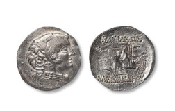 古希腊梅森布利亚城邦大力神银币一枚