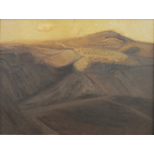 芦岩 金色的云朵60x80cm oil painting on canvas  2009