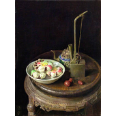张宏 《甜食》 40X30cm 布面油画