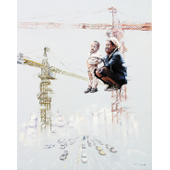 段玉海 11时代风景—留守儿童162x130cm 布面油画 2007年