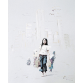 段玉海 25时代风景—留守儿童162x130cm 布面油画 2008年