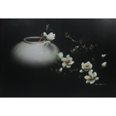 朴喆焕 Magnolia, 162.2x112.1cm (100P), Acrylic on Canvas, 2014