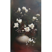 朴喆焕 Magnolia,  150x90cm (80D),  Acrylic on Canvas, 2012