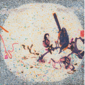 陈强戈 再造·南宋·佚名·红蓼水禽图 70×70cm 布面油画 2012年 陈强戈