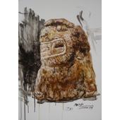 廉学洺 廉学洺 《喜狮-19》80×55cm 纸上丙烯 2013
