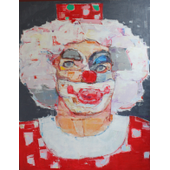 褚先宇 《小丑先生》 120×90cm 布面油画 2019年 