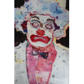 褚先宇 《小丑先生》120x80cm 布面油画 2019年