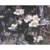 柯桐枝 荷塘月色，183x144,cm，2008年（湖南省博物馆收藏）