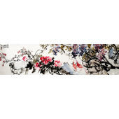 周恒 花鸟，紫气福寿图，2021，180-48.jpg