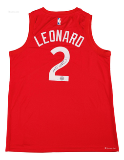 “NBA巨星”科怀·伦纳德（Kawhi Leonard）亲笔签名球衣