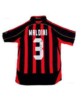 “足球巨星”保罗·马尔蒂尼（Paolo Maldini）亲笔签名球衣