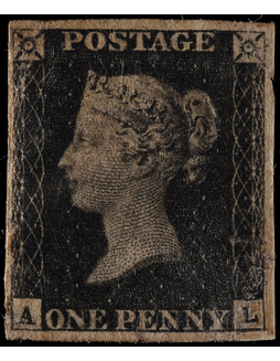 英国1840年黑便士新票一枚