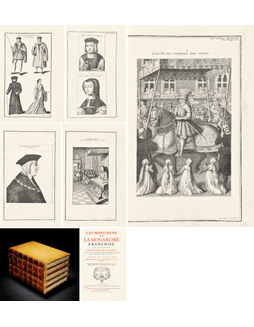 法国皇室活动和仪式巨幅古版画集（签名本）