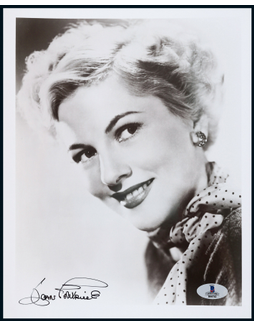 “奥斯卡最佳女主角”琼·芳登（Joan Fontaine）亲笔签名照，附证书