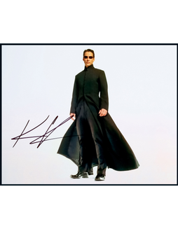 “好莱坞巨星”基努·里维斯（Keanu Reeves）亲笔签名照