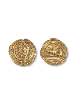 伽色尼王朝麦斯欧德一世金币一枚