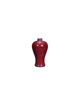 祭红釉梅瓶