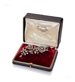 维多利亚时期 钻石「花朵」胸针