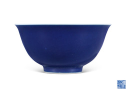 霁蓝釉碗