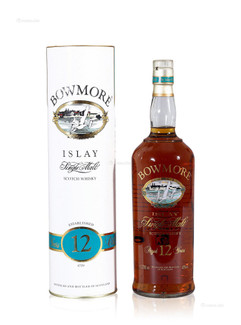 旧版波摩12年彩绘烫金海鸥标艾雷岛单一麦芽威士忌