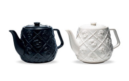 瓷质茶壶（黑、白）