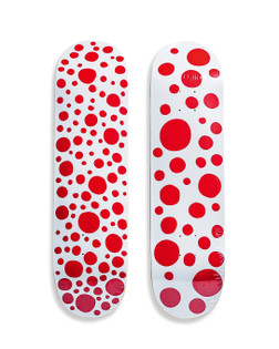 迷恋圆点滑板（红色）