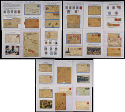 英国上海客邮局邮票及封片邮集一组，含邮票39枚及封片28件