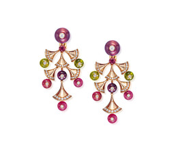 宝格丽设计 彩色宝石配钻石「DIVAS’ DREAM」耳环