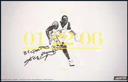 “黑曼巴”科比·布莱恩特（Kobe Bryant）亲笔签名81分纪念照片，附证书