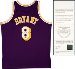 “黑曼巴”科比·布莱恩特（Kobe Bryant）亲笔签名湖人队球衣，附证书