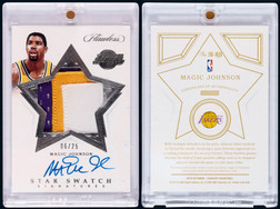“NBA传奇巨星”魔术师·约翰逊（Magic Johnson）亲笔签名球星卡，全球限量25张