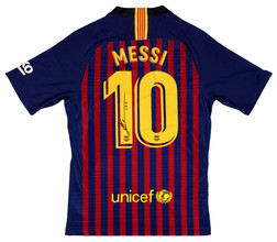 “世界足球先生”里奥·梅西（Lionel Messi）亲笔签名巴塞罗那队球衣，附证书